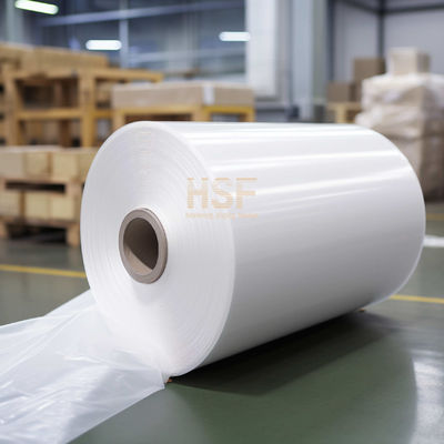 60 μM Pellicola di rilascio opaca bianca PE Silicone UV curato per protezione e imballaggio, nastri, etichettatura e grafica