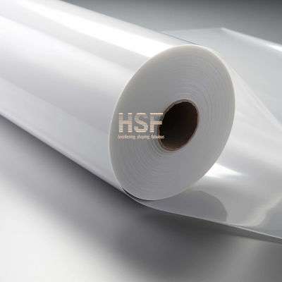 50 μm Pellicola di rilascio rivestita di polipropilene di plastica bianco opaco per etichette, nastri, serigrafia, elettronica