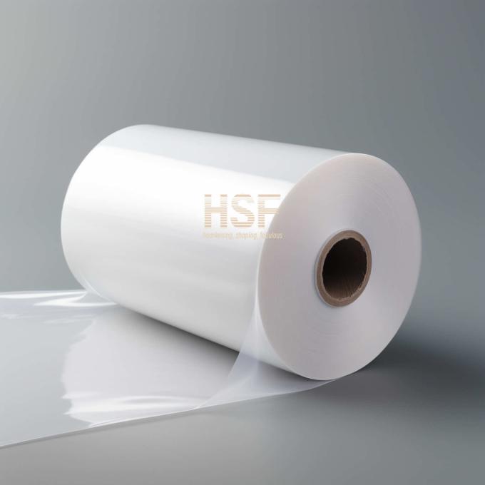 120μm Opaque White LDPE Packaging Film - Product view showing material texture and opacity