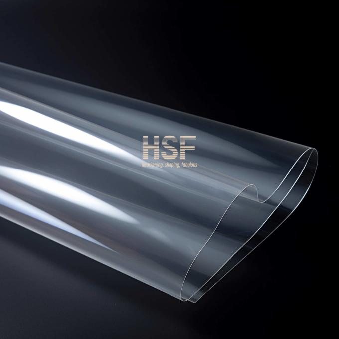 36Î¼m Clear PET Silicone Coated Release Film sample showing transparency and texture